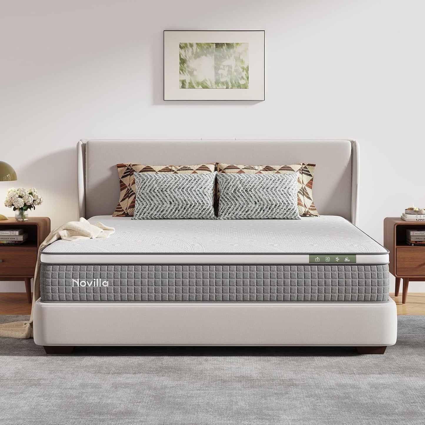 Novilla 12 Inch King Mattress for Ultimate Sleep Comfort