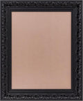 Wall Mount 11x14in Picture Frame Black Gothic Pattern - Ready to Hang