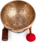 Large Tibetan Singing Bowl Set 9in - Master Healing Grade Sound Bath