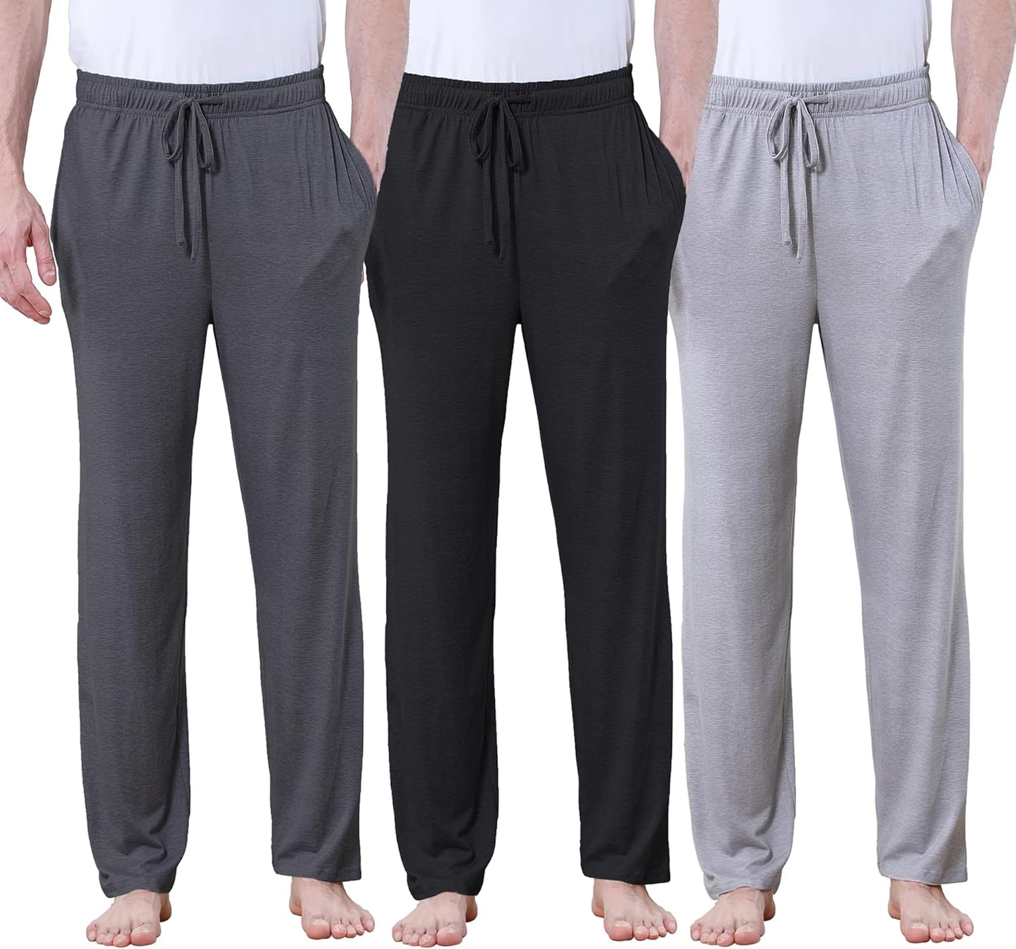 DITOK Men's Lightweight Pajama Pants for All-Season Comfort