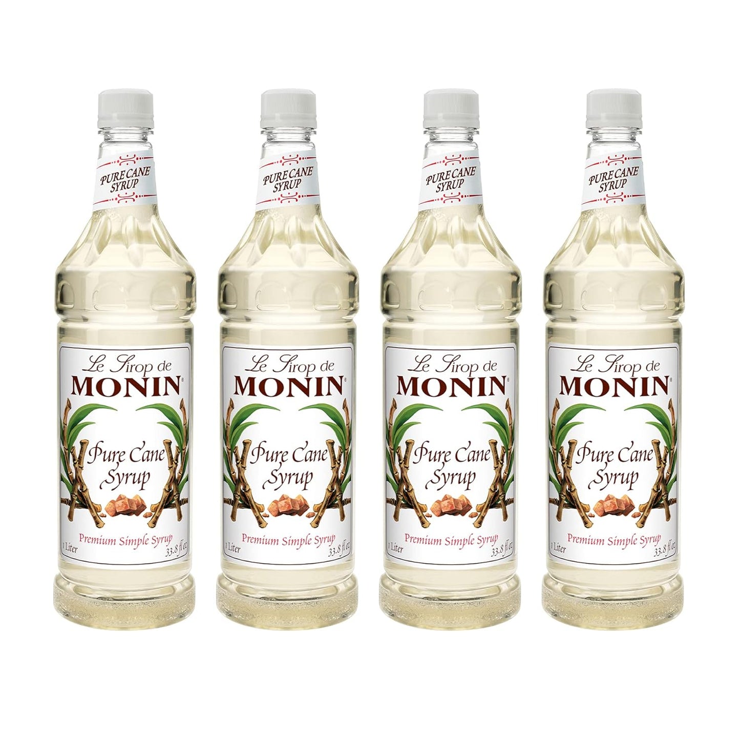 Monin Pure Cane Syrup - Perfect for Coffee, Tea, and Cocktails