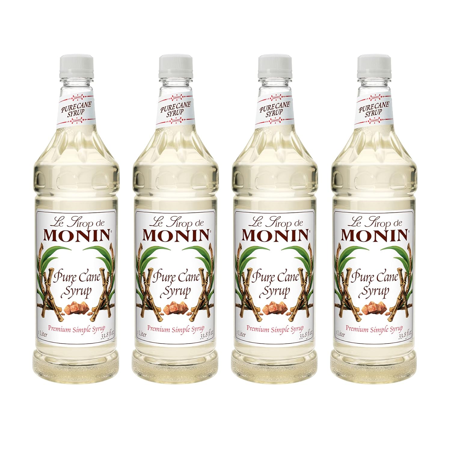 Monin Pure Cane Syrup - Perfect for Coffee, Tea, and Cocktails