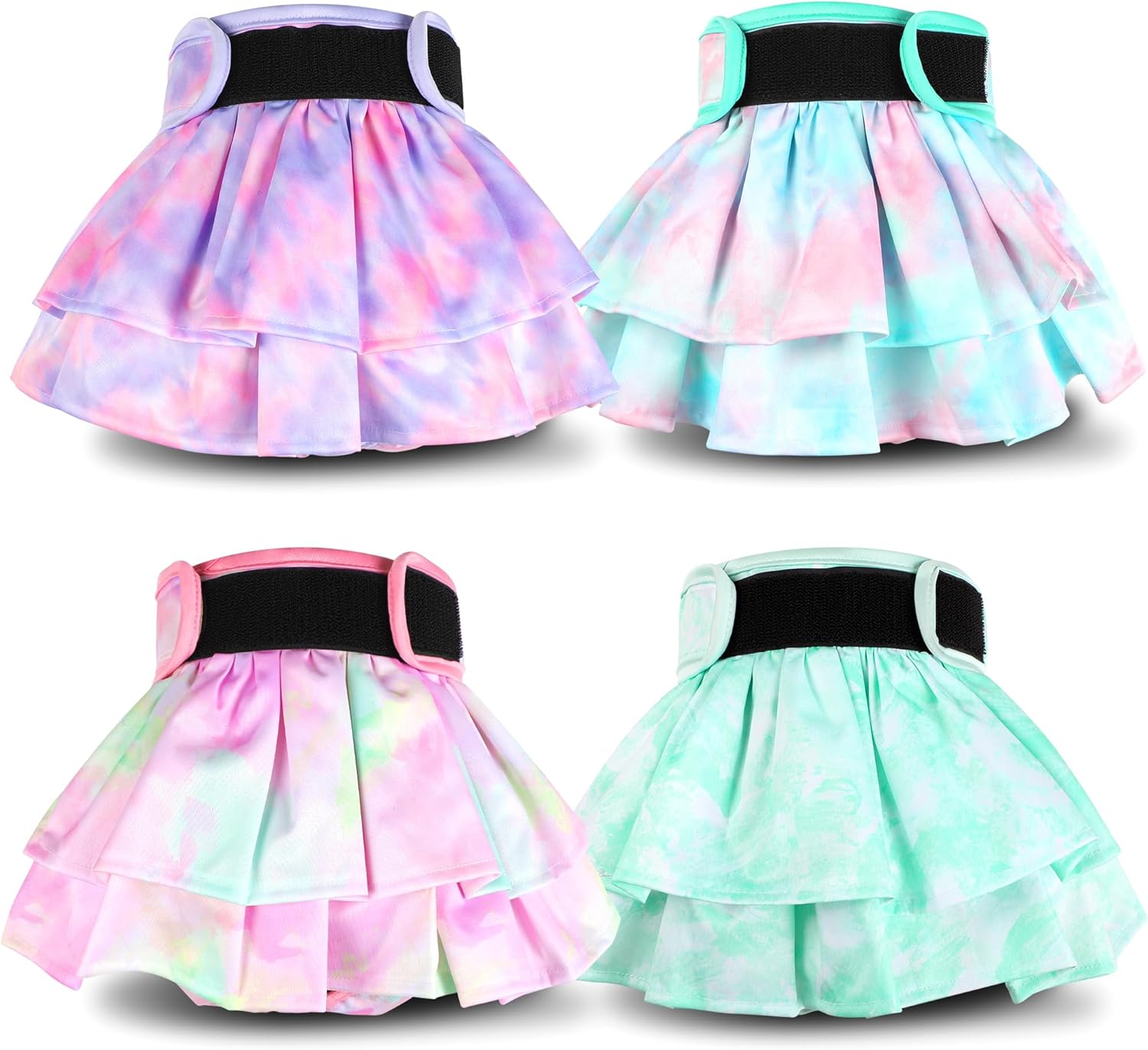 Leak-Proof Washable Dog Diapers - 4 Pack
