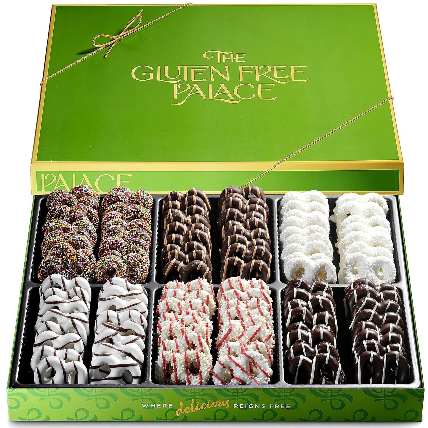 Gluten Free Chocolate Covered Pretzels Gift Box for All Occasions