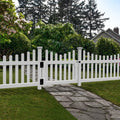 3ft H x 3.5ft W No Dig All American Vinyl Picket Gate - Easy Install