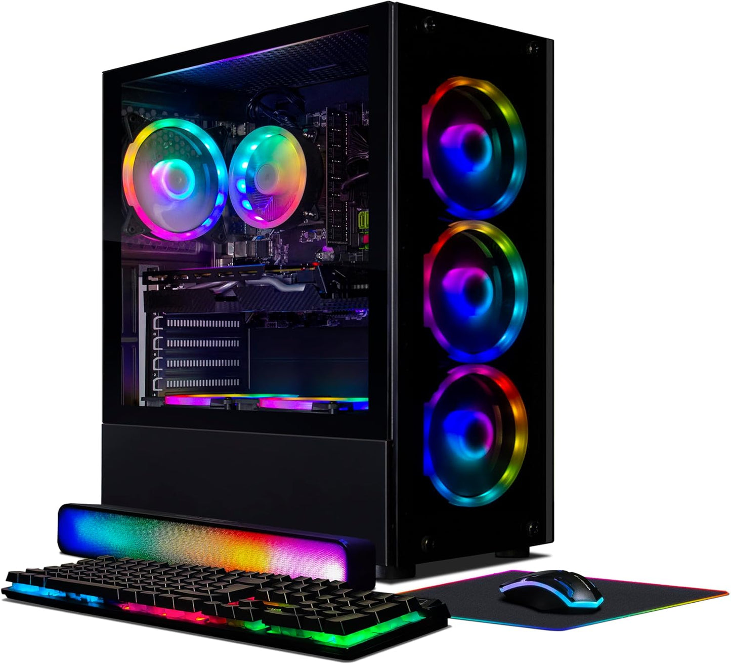High-Performance Gaming PC: Radeon RX 5700, Intel Core i7, 16GB RAM