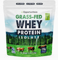 Grass Fed Whey Isolate Protein Powder - Unflavored 28g Protein
