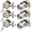 Keyed Alike Deadbolt and Passage Door Knob Set - 3 Pack keyed alike