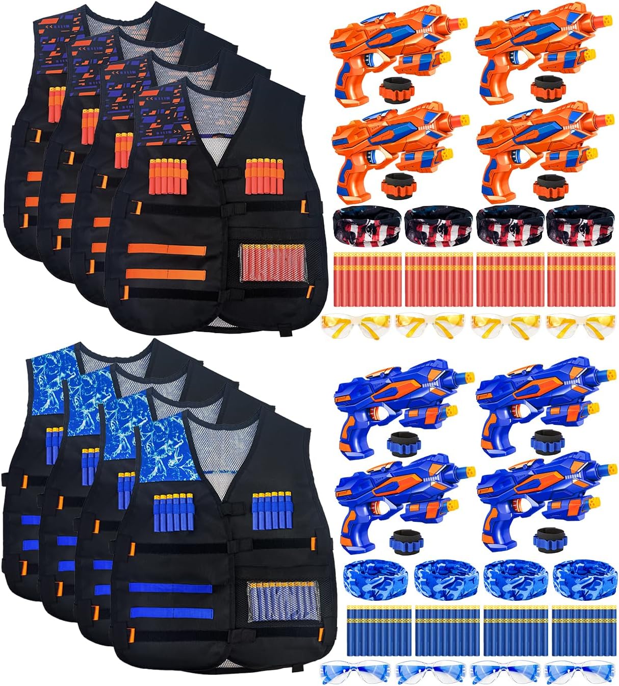Tactical Vest Kit for Kids with Toy Guns and Foam Darts