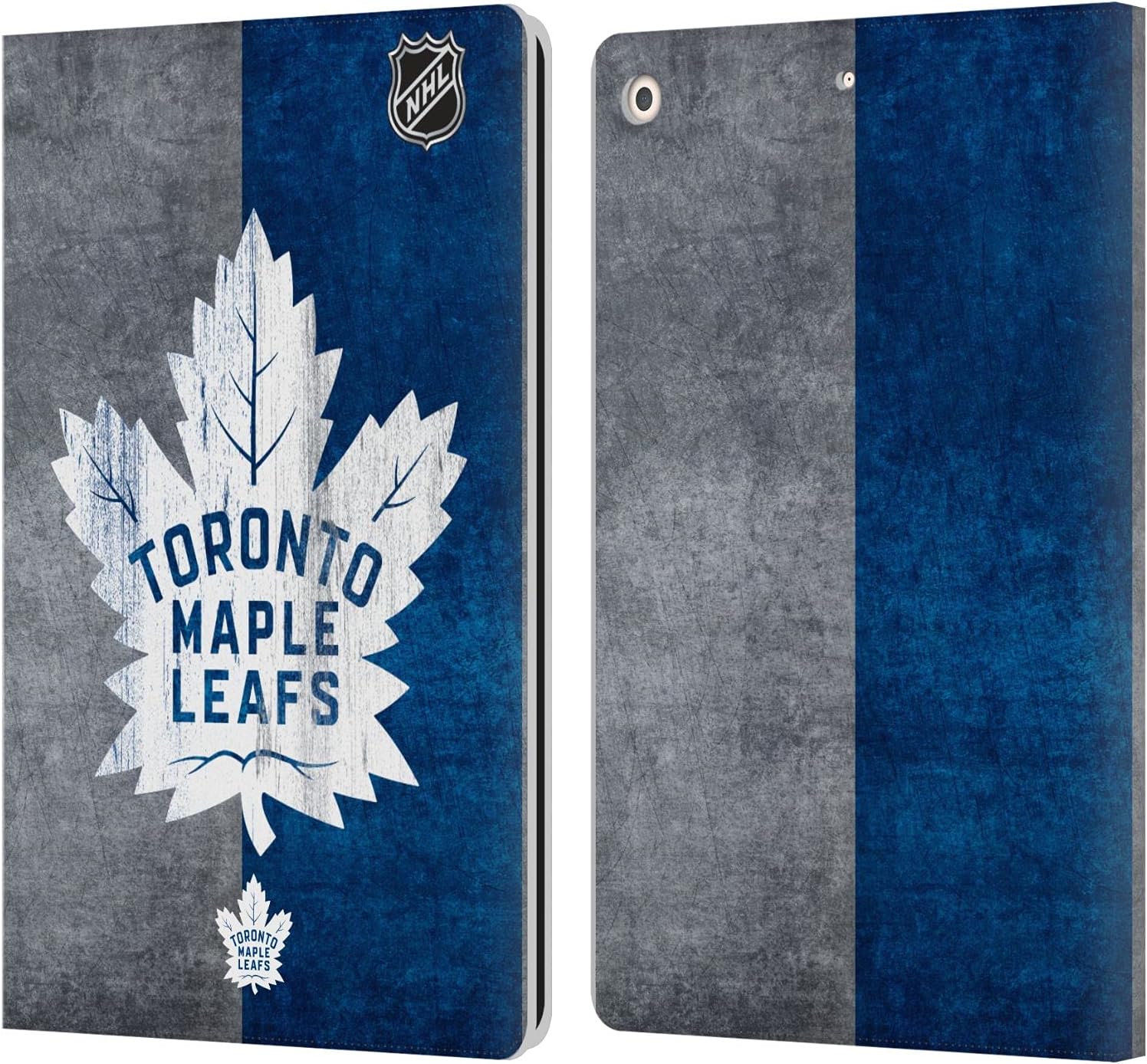 NHL Half Distressed Toronto Maple Leafs Leather Wallet Case