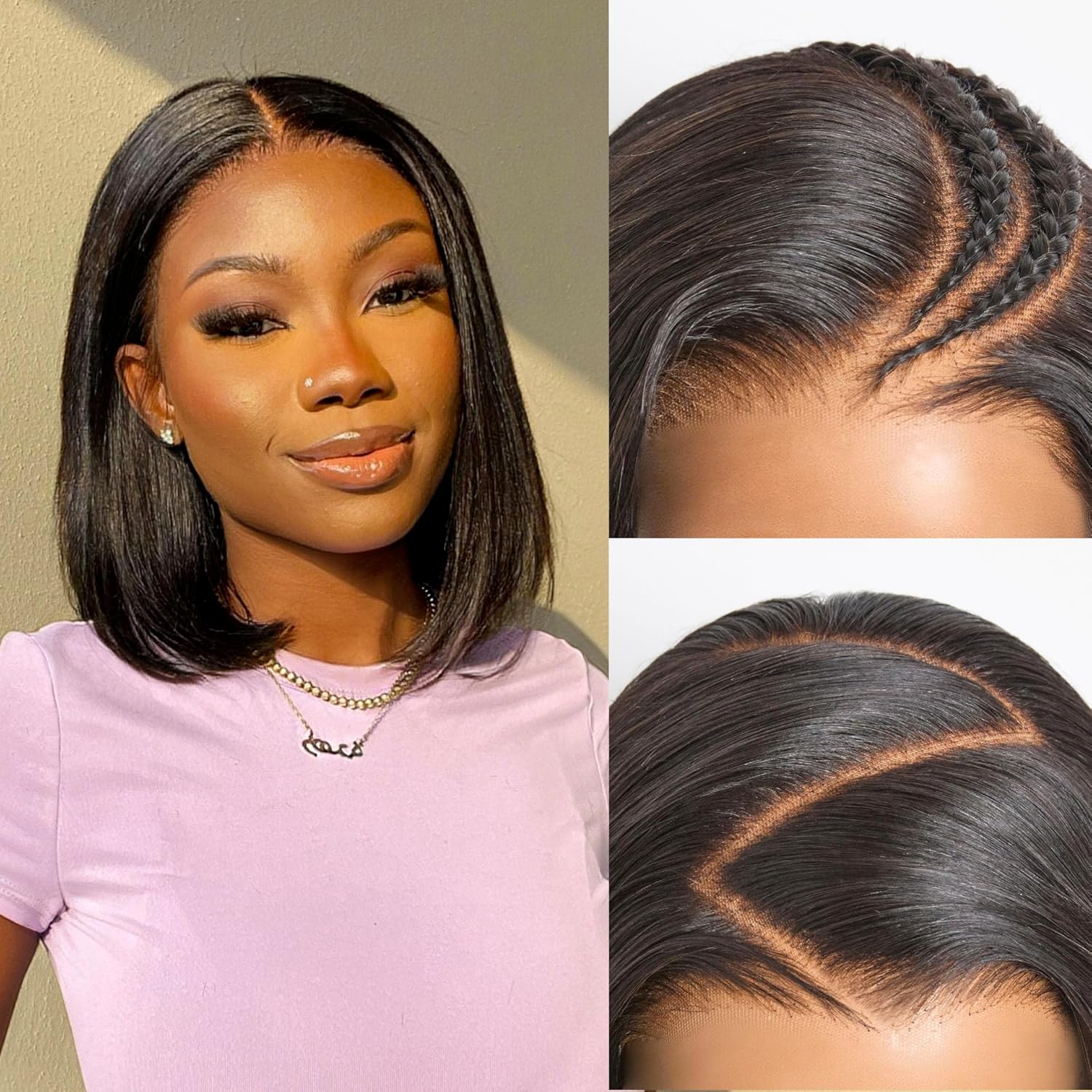LUVME HAIR All-Day Comfort Glueless 7x6 HD Lace Wig 12 in