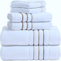 Le fil blanc Bath Towel Set - Luxury Cotton Towels