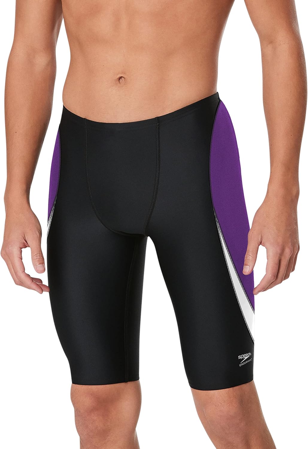 Speedo Men's Endurance+ Jammer Swimsuit with Team Colors