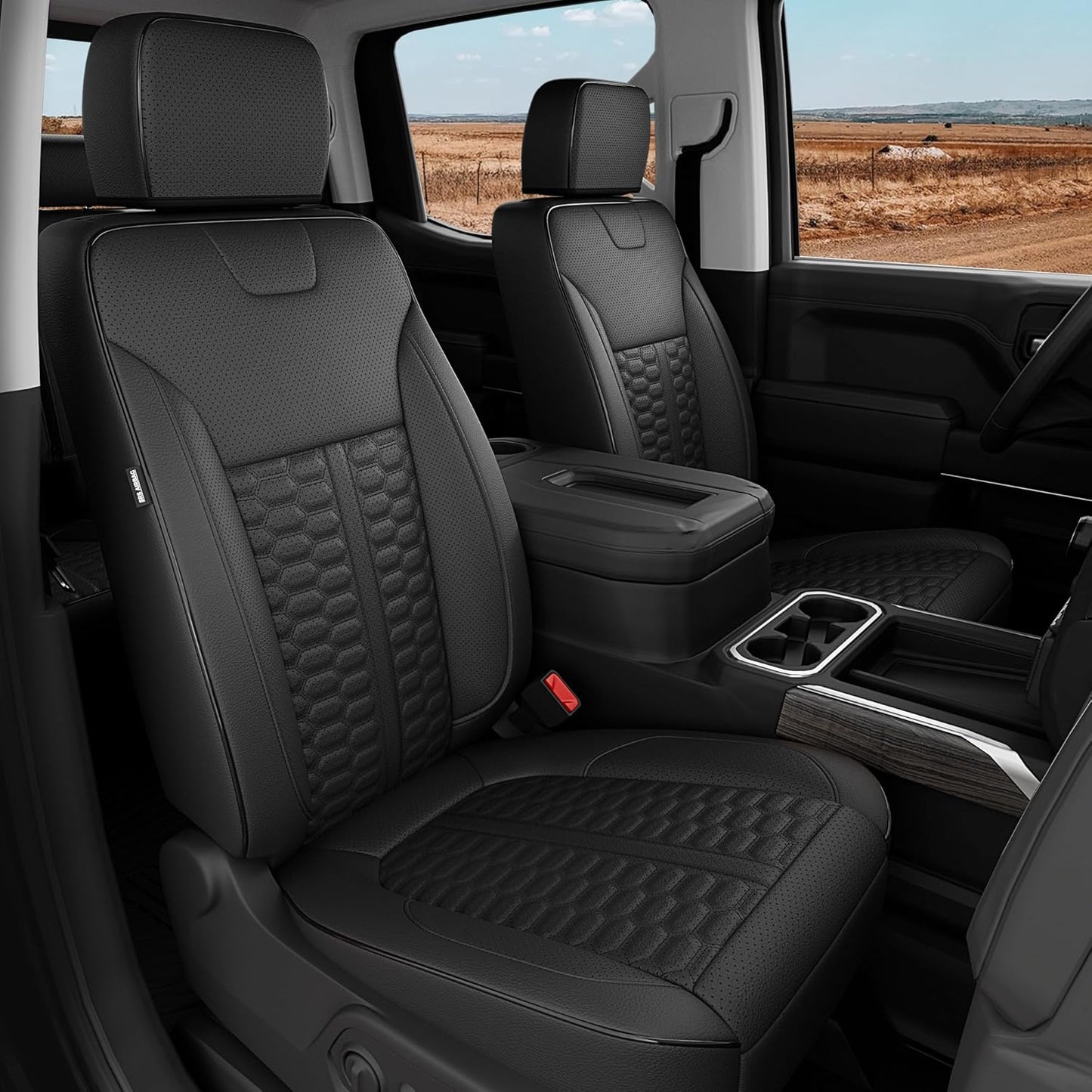 Custom Leather Seat Covers for Silverado/Sierra 1500 & 2500HD