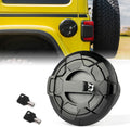 Xprite Locking Gas Tank Cap Cover for Jeep Wrangler JL - Secure Wheel