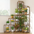 73.6 in Tall Corner Plant Stand for 17-23 Pots - Vertical Space Saver
