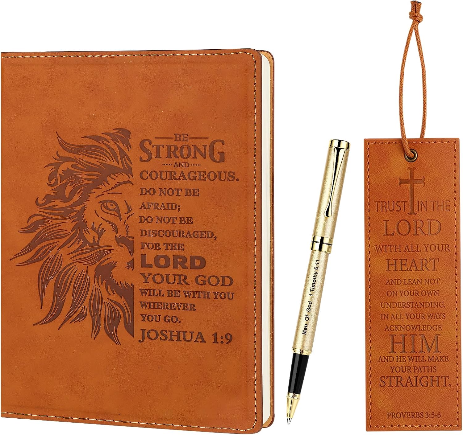 Christian Men's Christmas Gift Set - Inspiring Faith Bundle