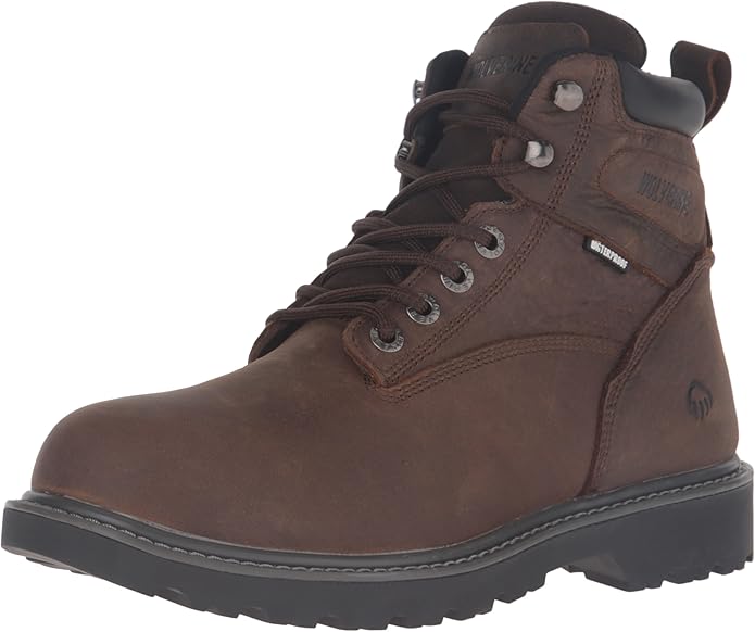 WOLVERINE Men's Floorhand 6 Waterproof Boot for Work and Comfort