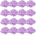 Tigeen 150 Pcs Hydrangea Artificial Flowers Bulk - Purple Elegance