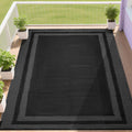 Outdoor Rugs 6x9 Waterproof Patio Rug - Reversible, UV-Resistant