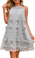 Simplee Women's Halter Dress for Summer Weddings and Events