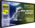 Fixed Frame 100in 16:9 Projection Screen - Acoustic 4K