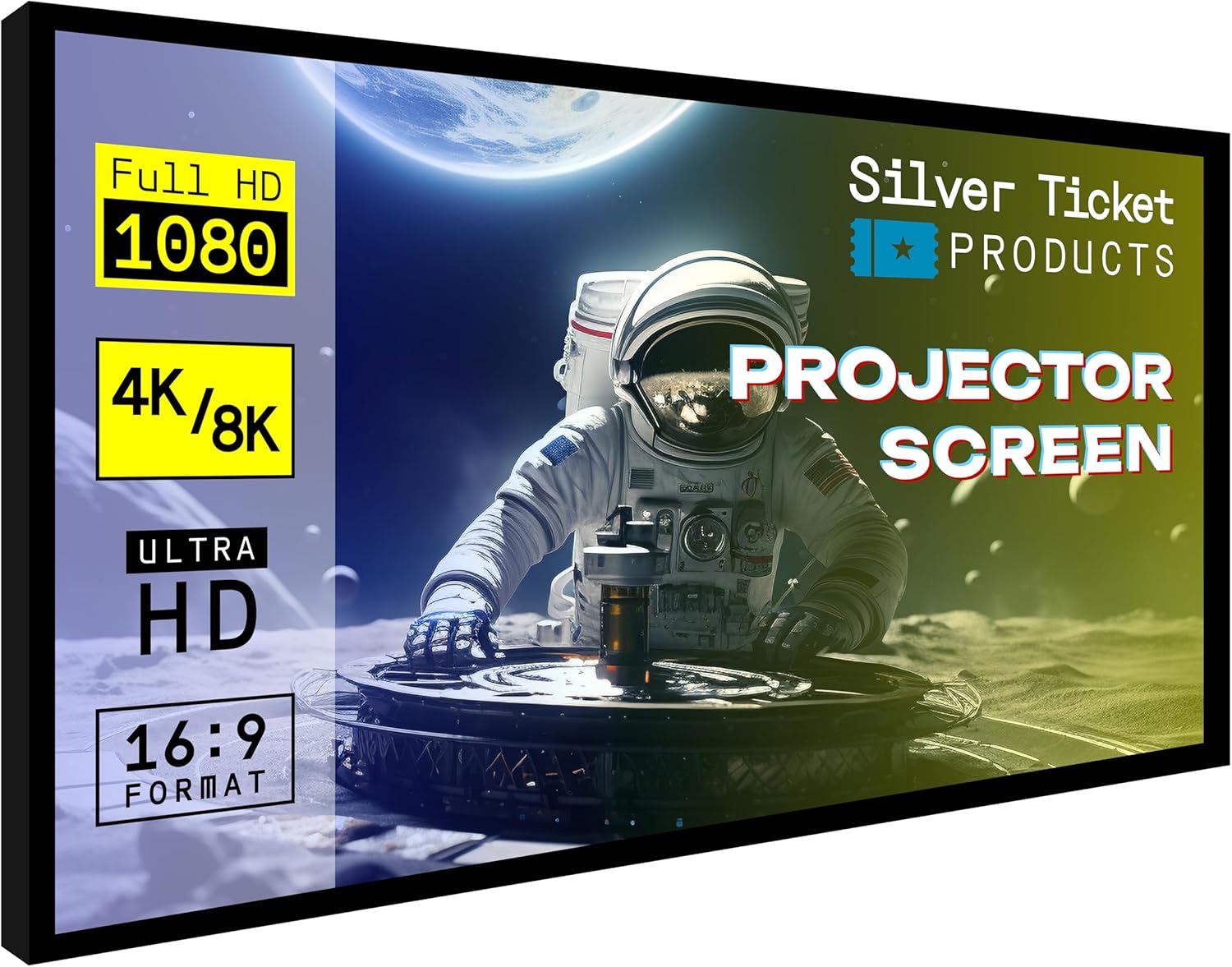 Silver Ticket Products STR Series 100in Home Theater Screen