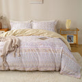 OAITE King Size Floral Duvet Cover Set - Ultra Soft 100% Cotton
