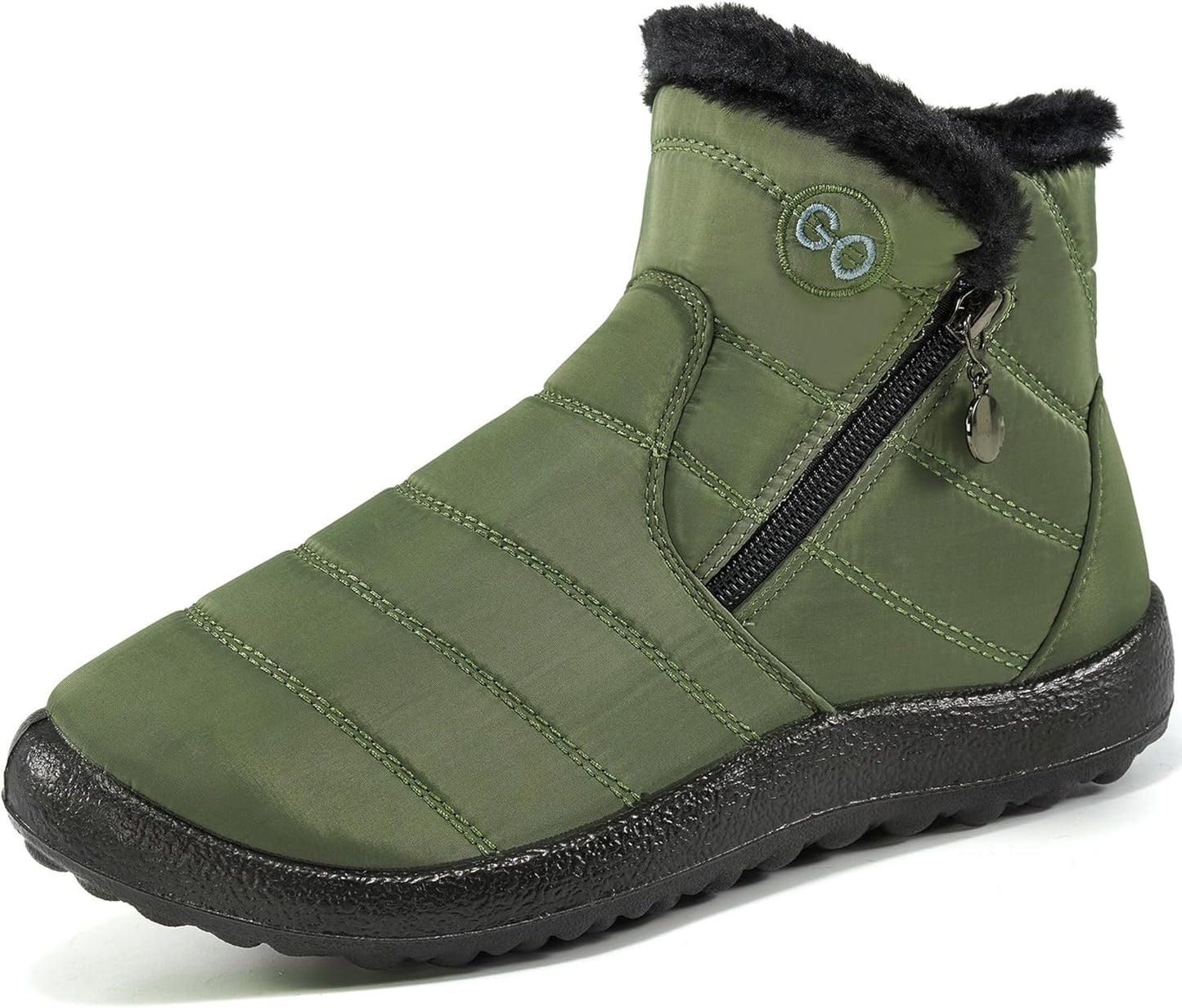 HARENCE Snow Boots for Women - Comfortable Waterproof Winter Boot