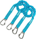 Flat Bungee Dock Lines for Boats - Stretching 3 ft to 5 ft for PWC