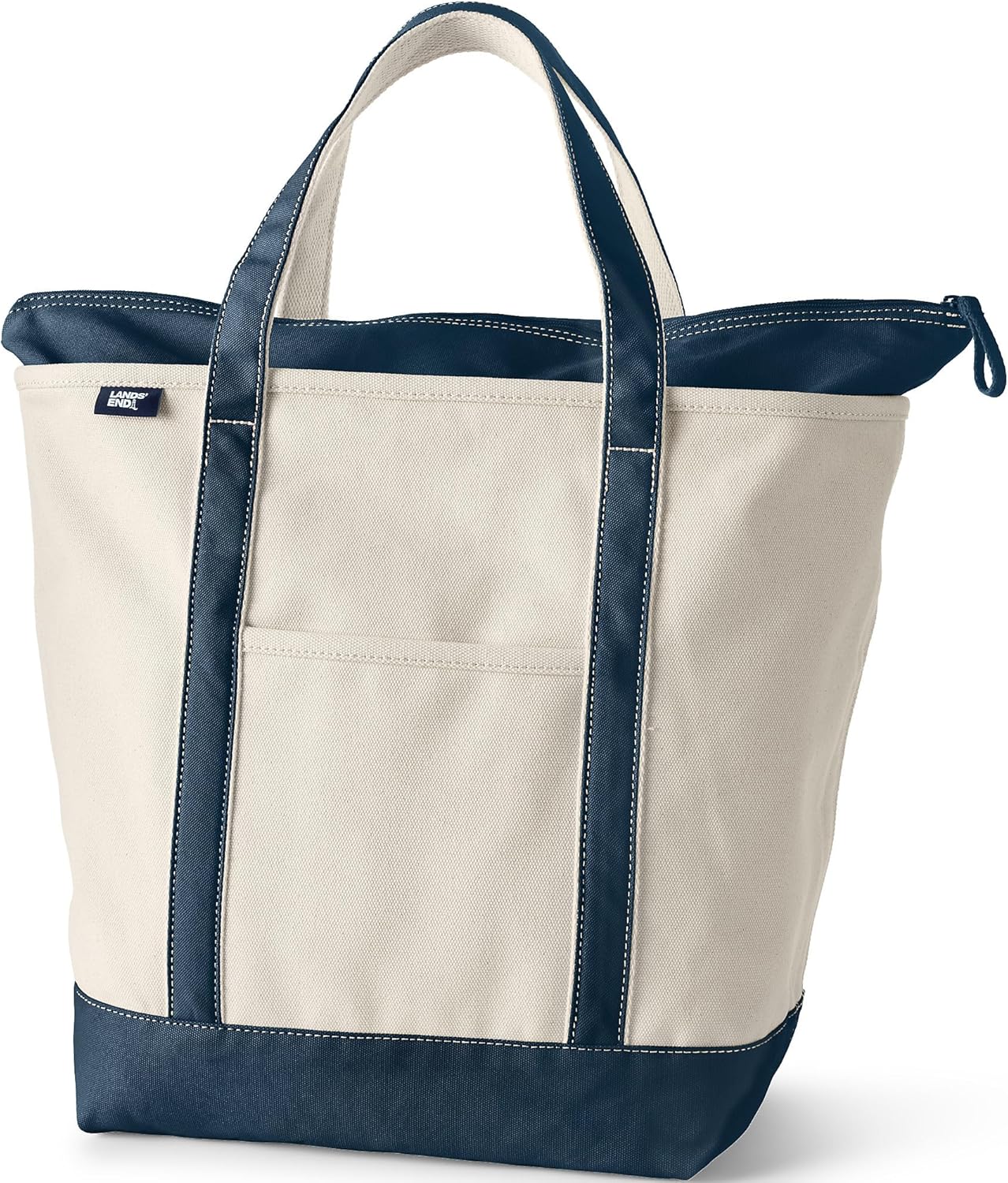 Durable Zip Top Canvas Tote Bag for All Your Essentials