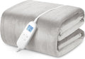 Electric Heated Blanket Queen Size with 6 Levels - Fast Warmth