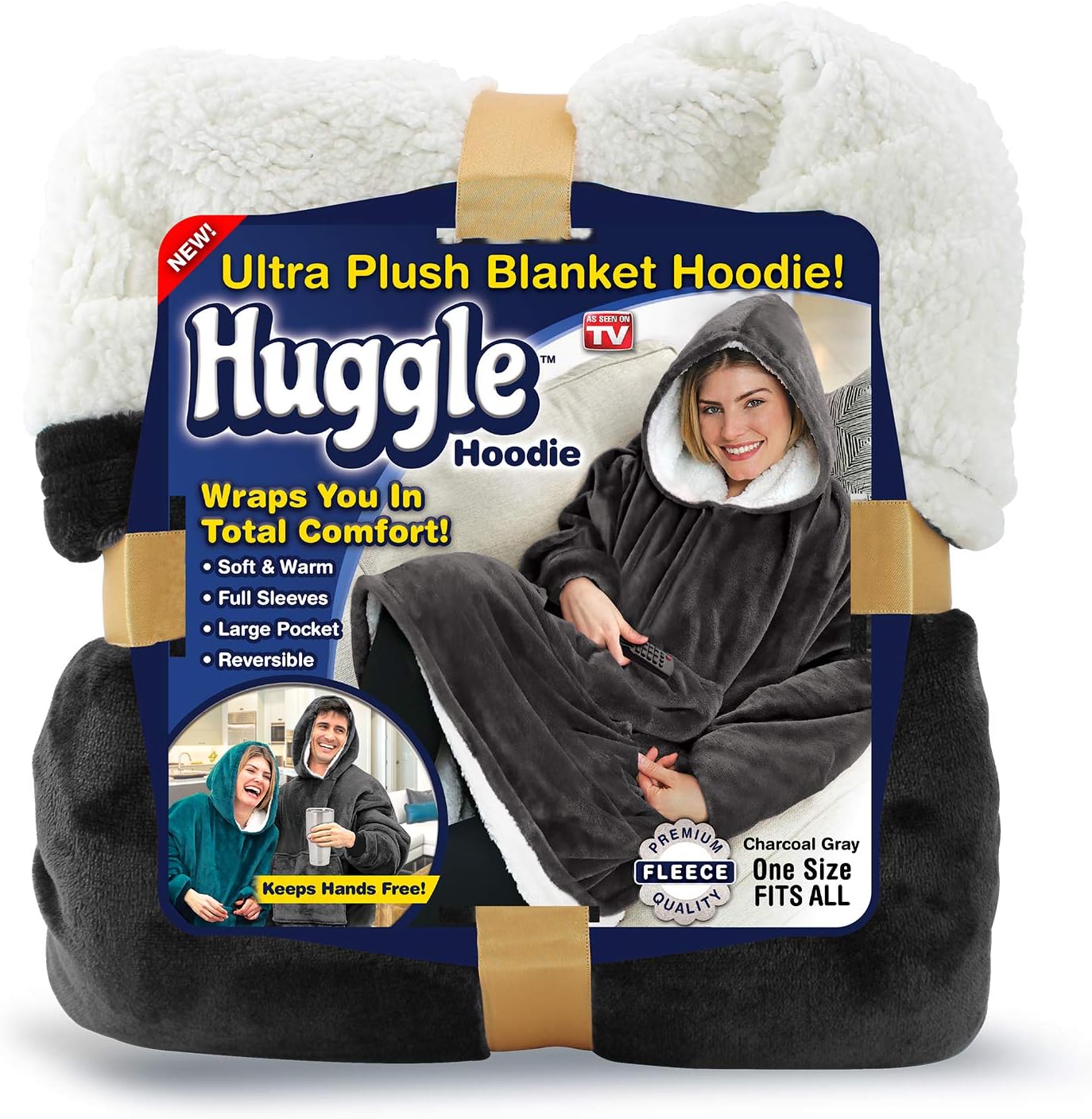 Huggle Hoodie: Cozy Oversized Blanket Sweatshirt