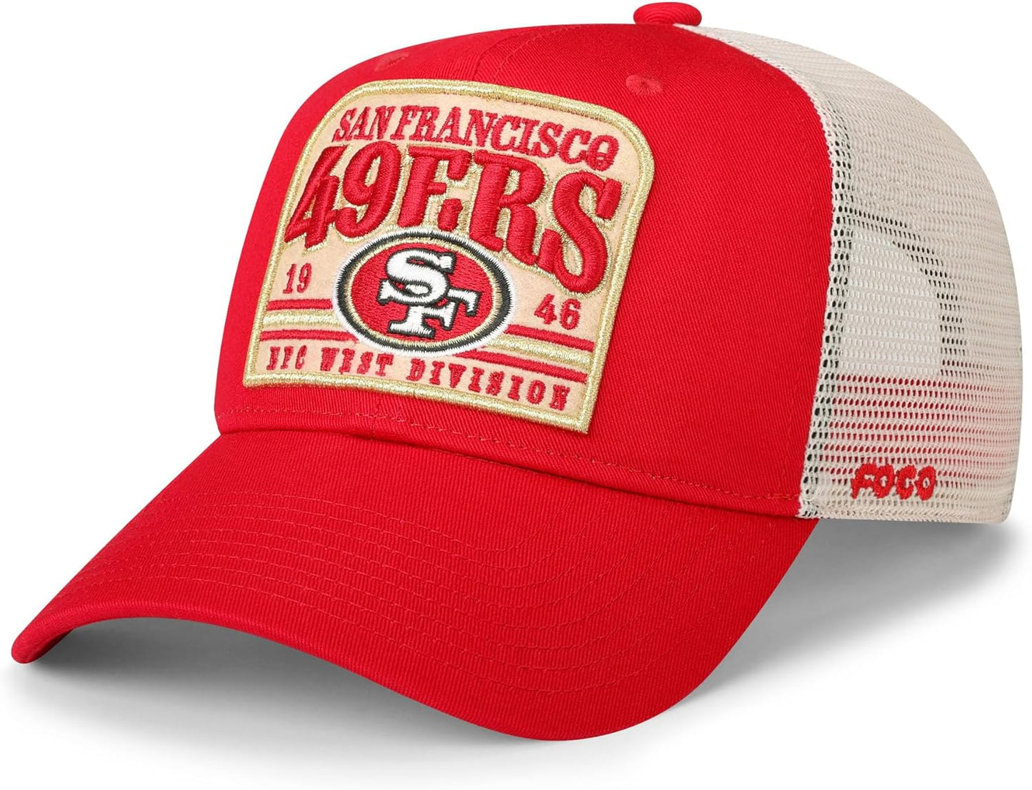 FOCO NFL Mens Team Logo Trucker Hat for Ultimate Comfort