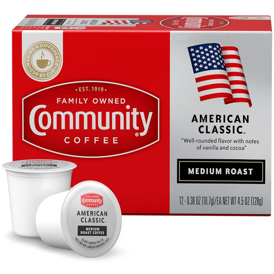 Community Coffee Pods - Rich Medium Roast Delight