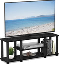 Furinno 3-Tier Turn-N-Tube TV Stand for up to 50in - Simple, No Tools