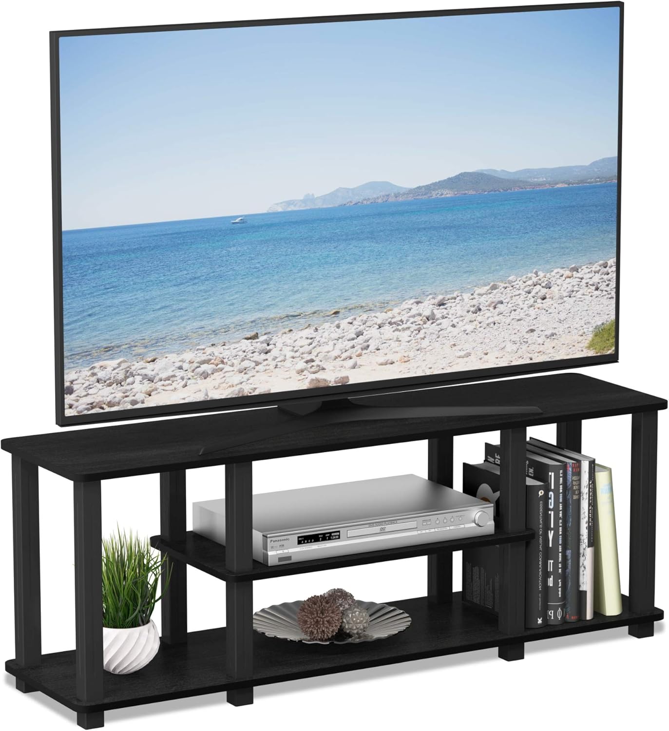 Furinno 3-Tier Entertainment TV Stand for 50 inch TVs