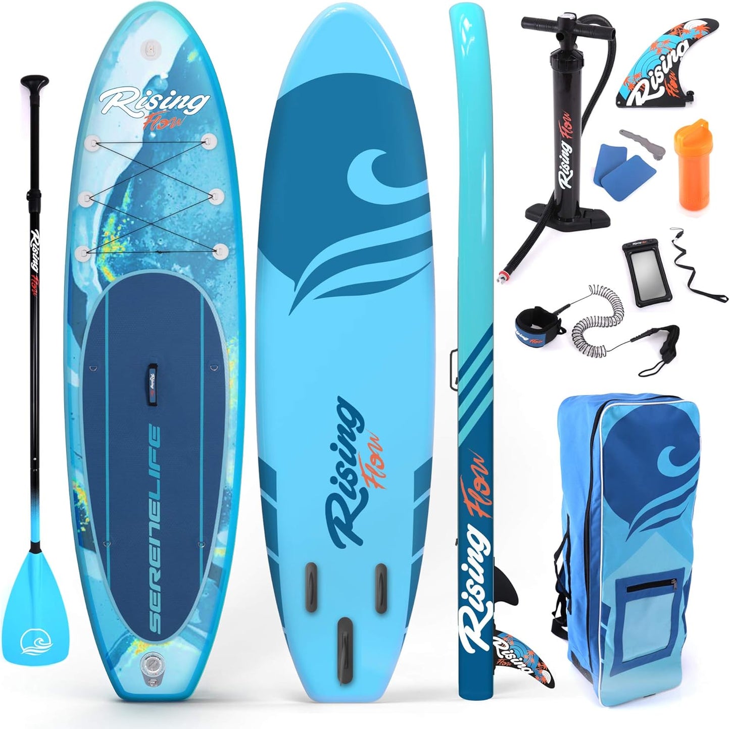 Stand Up Inflatable Paddle Board with Premium Accessories