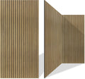 4 Pack Large Acoustic Panels 47.2in x 23.6in - Natural Oak Noise