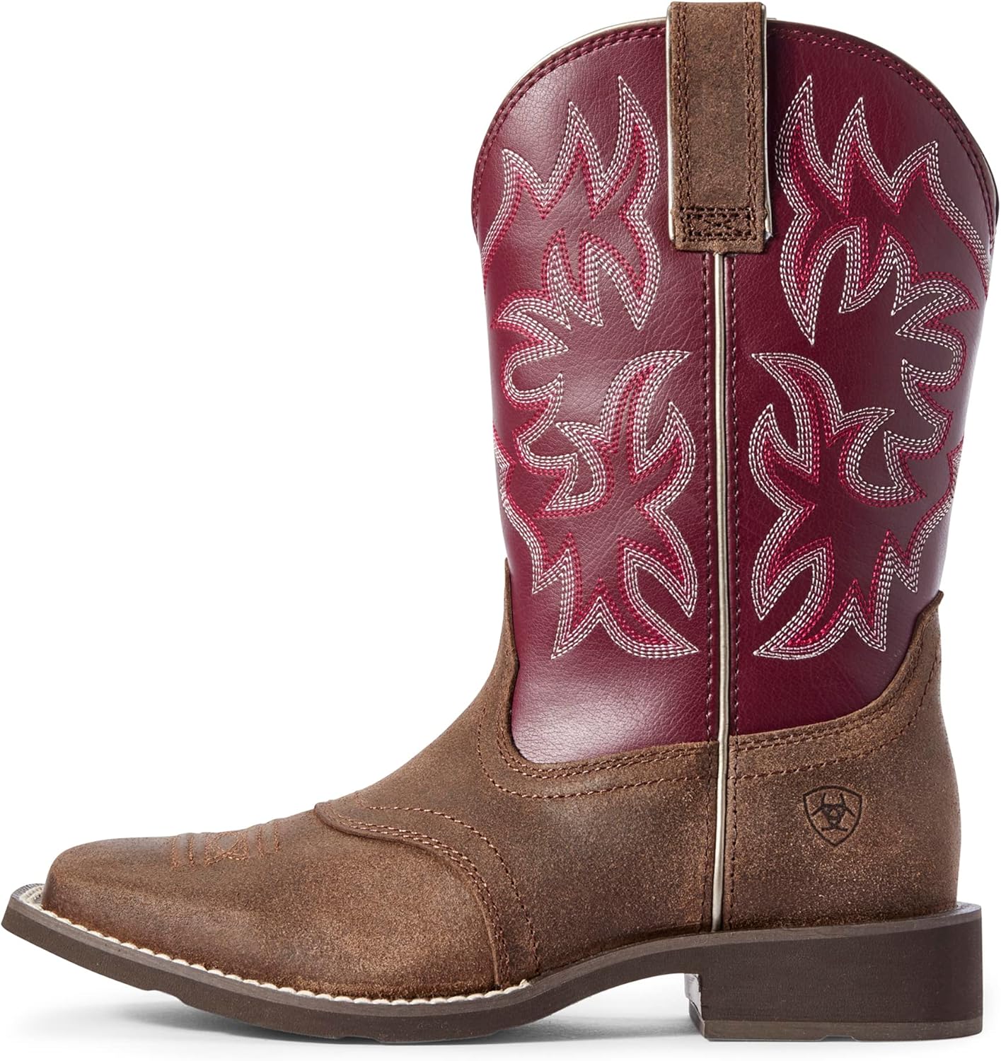 ARIAT womens Delilah Western Boot: Stylish Square Toe Design