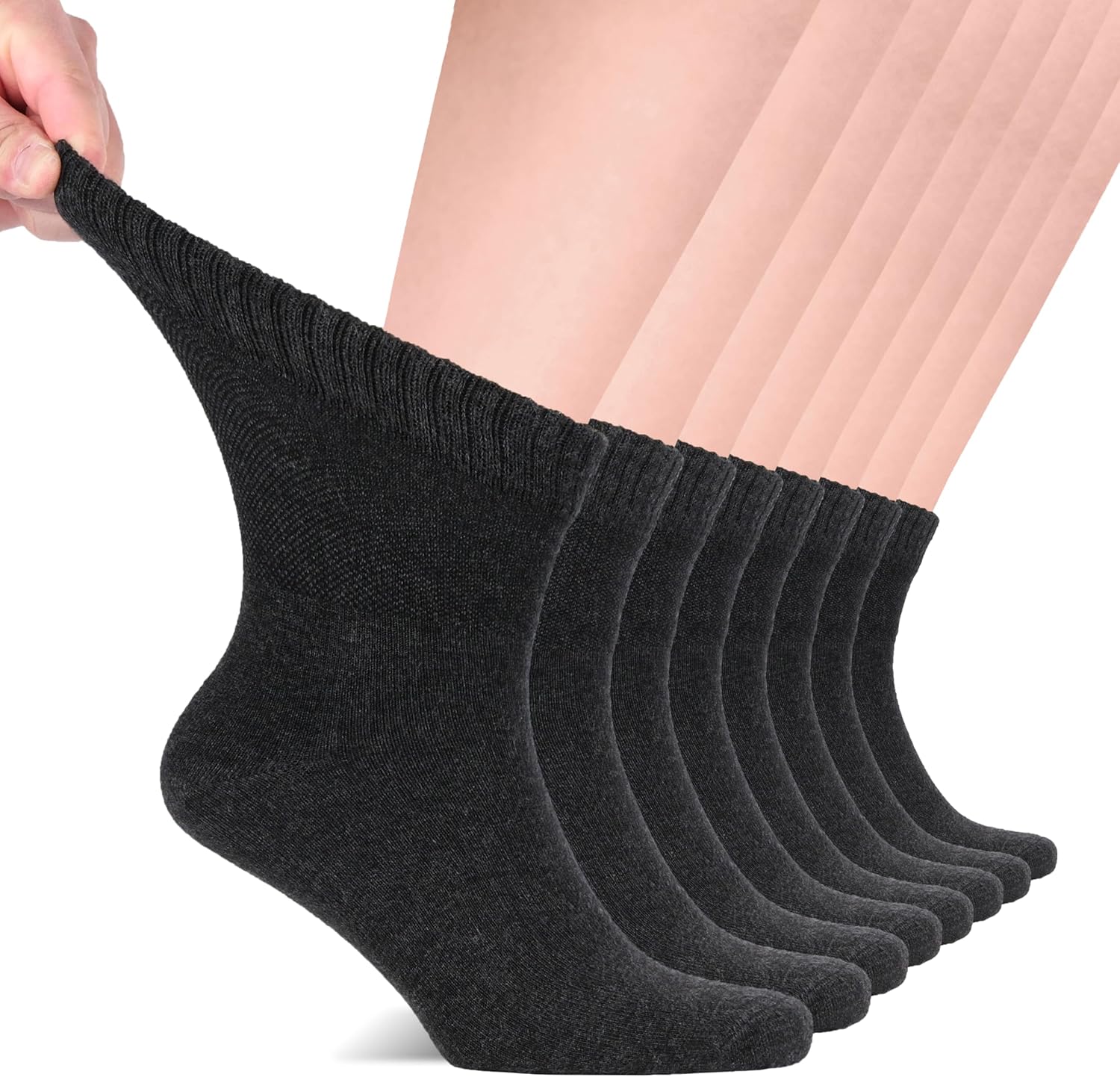 Hugh Ugoli Diabetic Socks for Men - Soft, Breathable Comfort