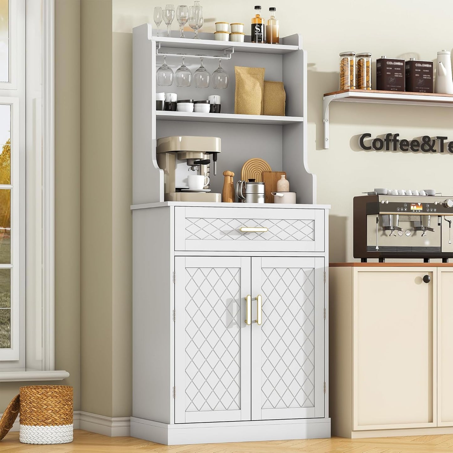 Space-Saving Kitchen Pantry with Versatile Storage