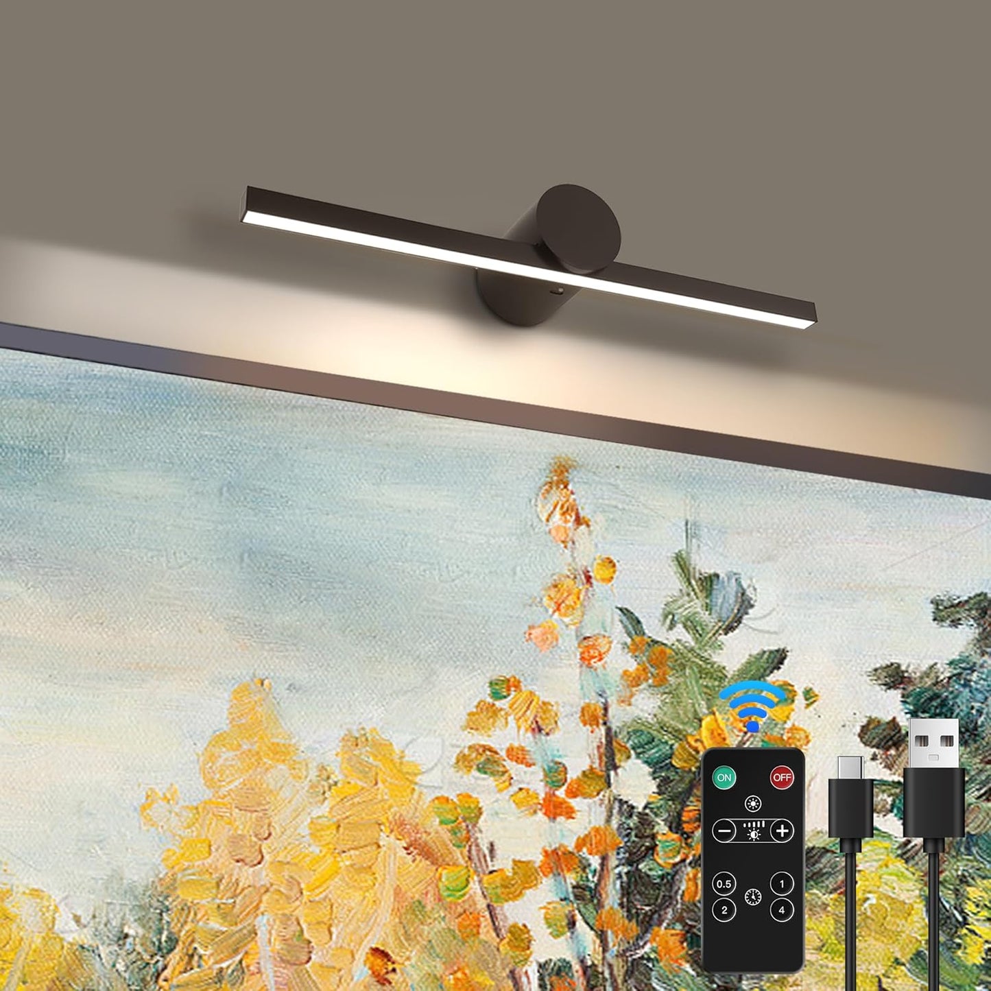ZitoStory Battery Operated Picture Light with Remote Control