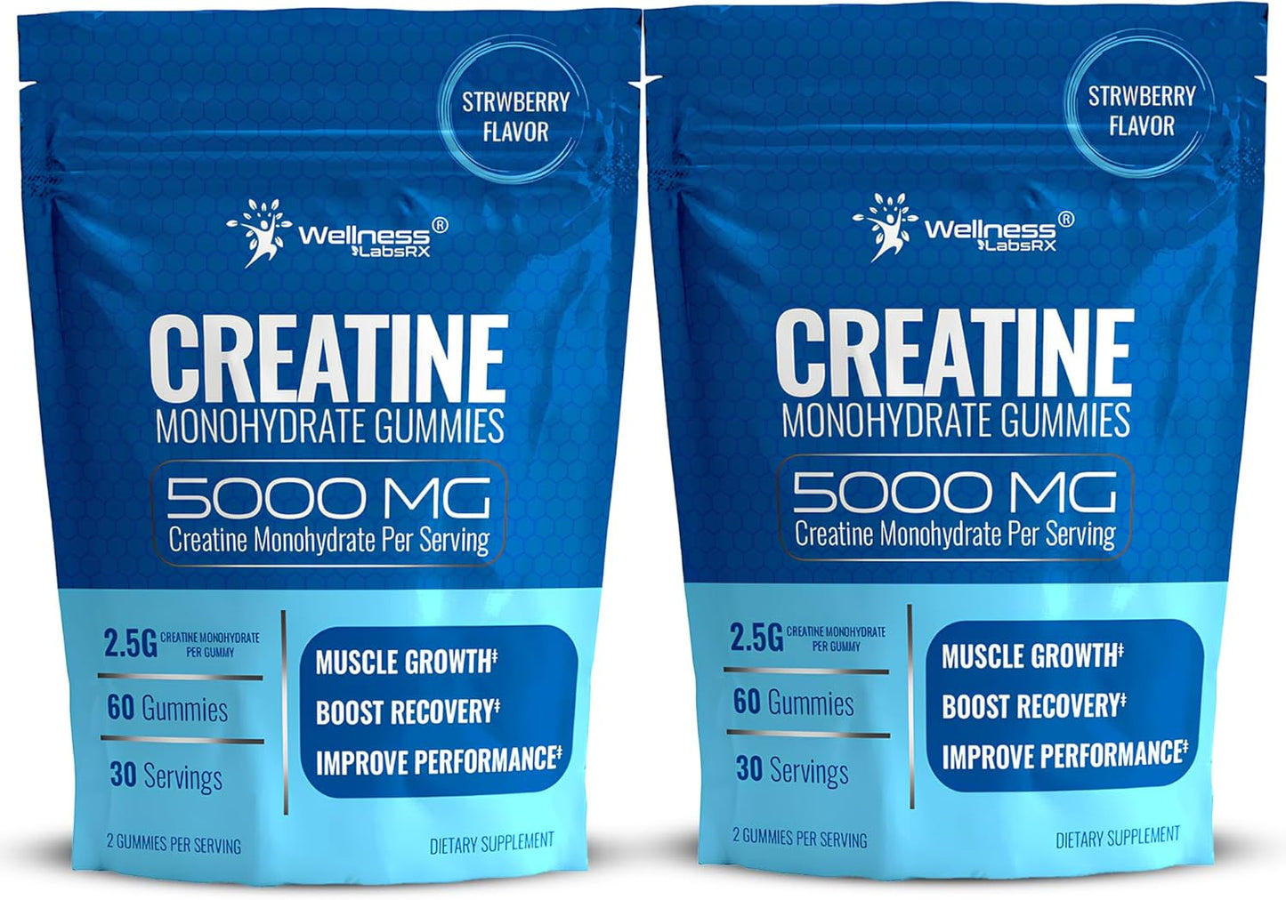 Creatine Gummies 5000mg for Enhanced Muscle Growth & Recovery