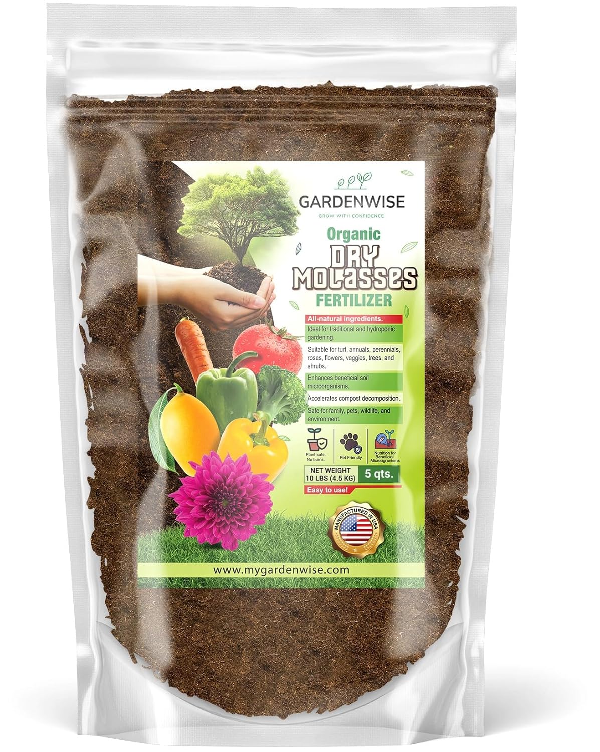 Organic Molasses for Plants - Ideal for Hydroponic Gardening