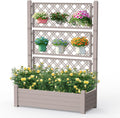 Elevated Raised Garden Bed Planter Box - Ergonomic Multi-Level Planter