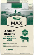 Nutro Max Adult Dry Dog Food with Lamb for Healthy Dogs