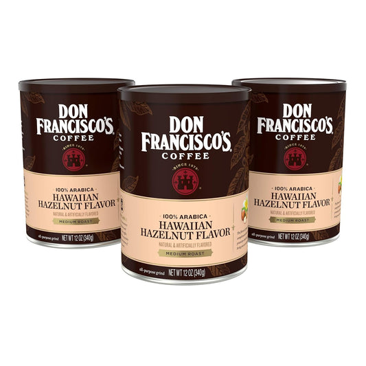 Don Francisco's Hawaiian Hazelnut Coffee: Rich Aroma & Flavor
