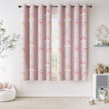 Boho Rainbow Blackout Curtains for Kids Room 63 in - Room Darkening
