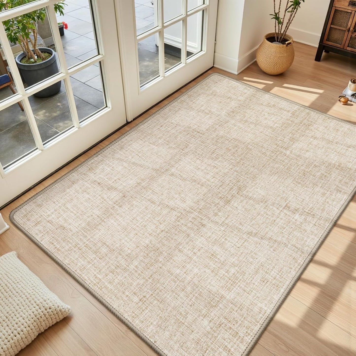 LEKEEPGO Ultra Thin Indoor Door Mat for Entryway, 36x59 in